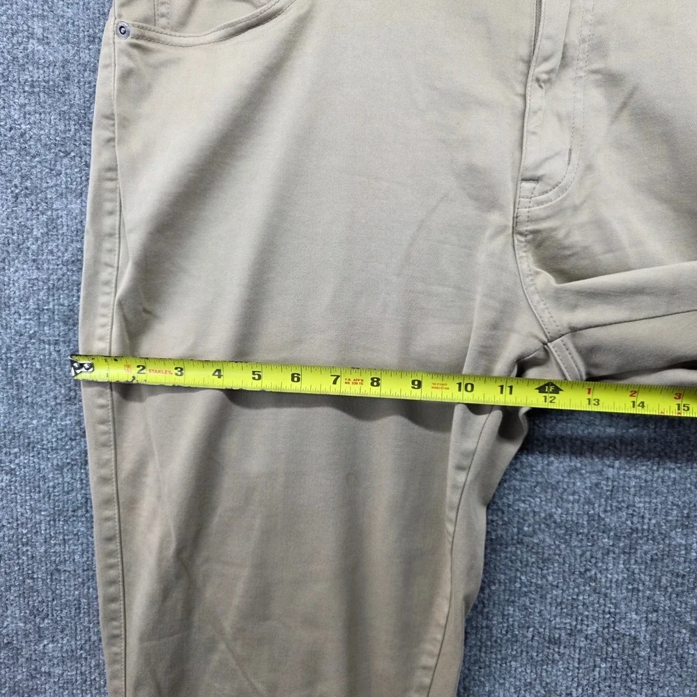 Peter Millar Mens Khaki Tan 5-Pocket Cotton Modal Stretch Pants ME0B39 Size 38